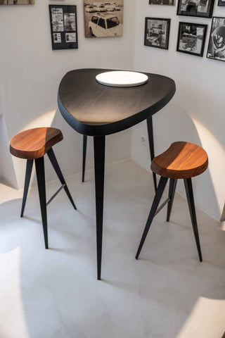 Cassina Mexique Bartisch mit 2 Barhocke