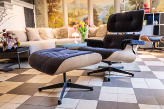 Vitra Eames Lounge Chair & Ottoman Stoff